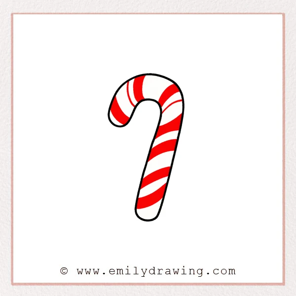 Preview of Candy Cane drawing
